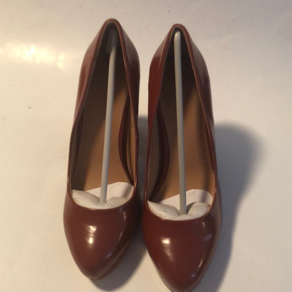 Henna Brick color heels sz 7.5